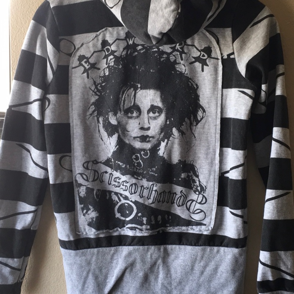 Ripple Junction Edward Scissorhands Zip-up Hoodie